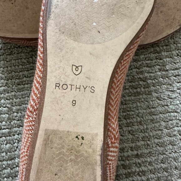 Rothy's Camel Herringbone Merino The Point - Picture 8 of 9